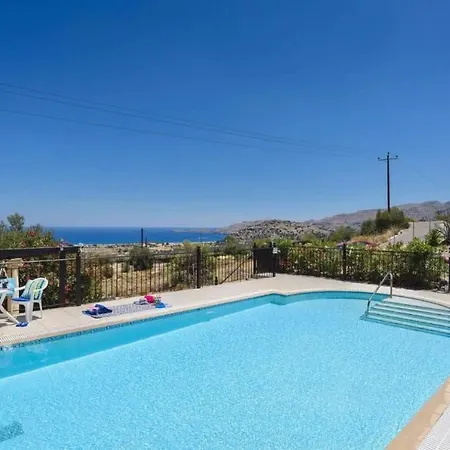 Villa Little Blue Sea View Kalathos Villa W Private Pool *